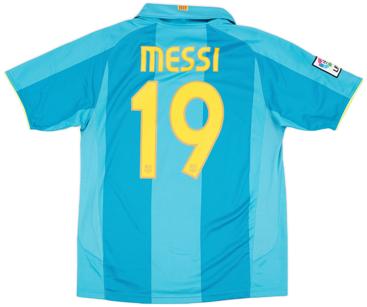 Barcelone Extérieur 07/08 - Messi 19 - Vue de face