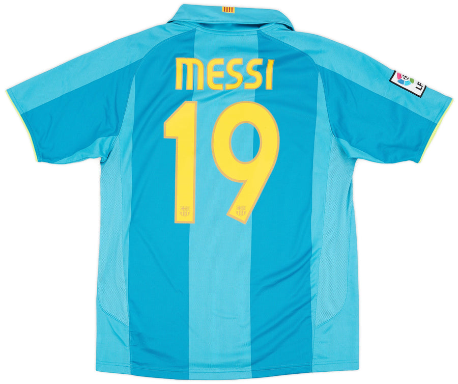 Barcelone Extérieur 07/08 - Messi 19