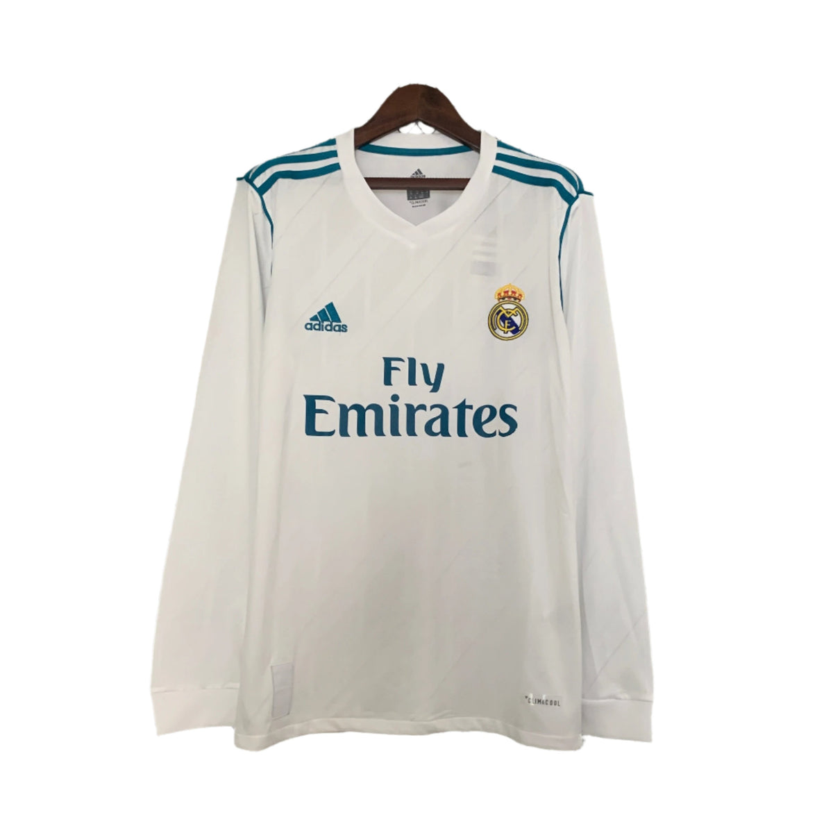 Real Madrid Domicile 17/18 - Manches Longues - Vue de face