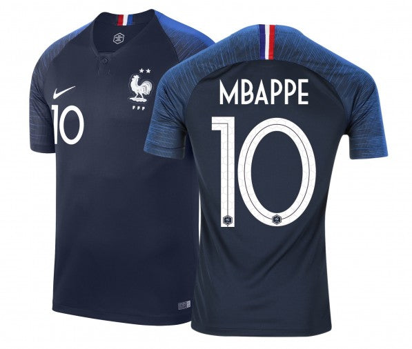 France Domicile 18/19 - Mbappe 10 - Vue de face