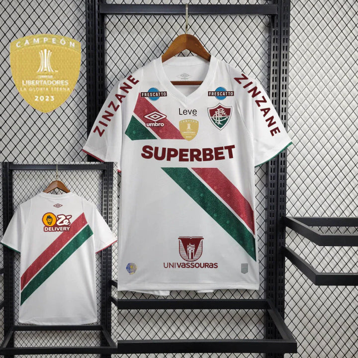 Fluminense Extérieur 24/25 - Tous les Sponsors + Symbole du champion de la Libertadores