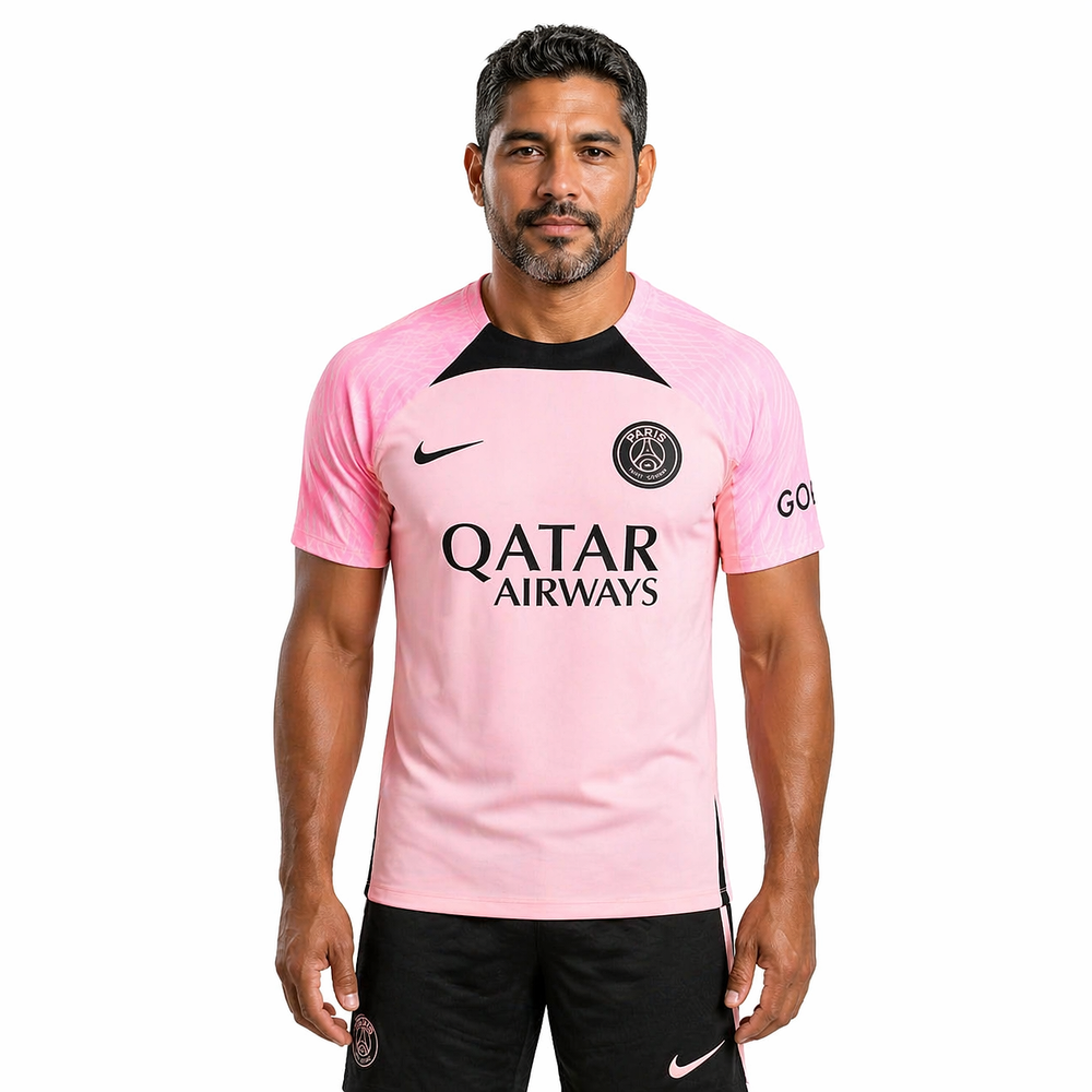 PSG 24/25 - Équipement de Entraînement - Rose et Noir