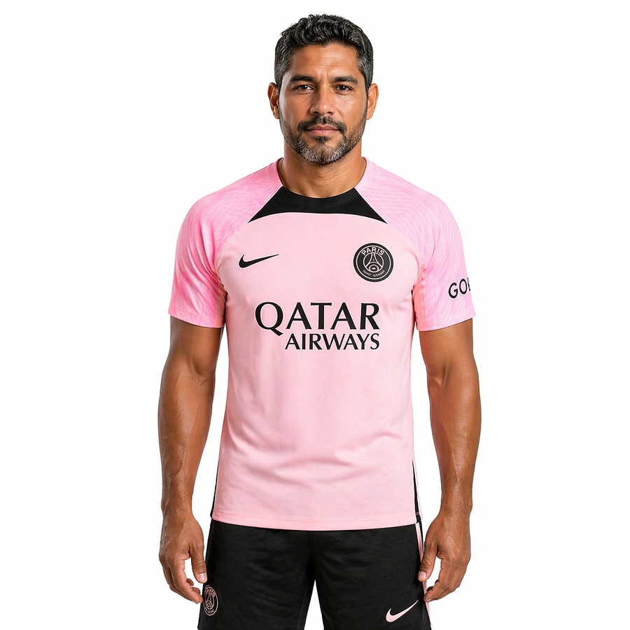 PSG 24/25 - Équipement de Entraînement - Rose et Noir