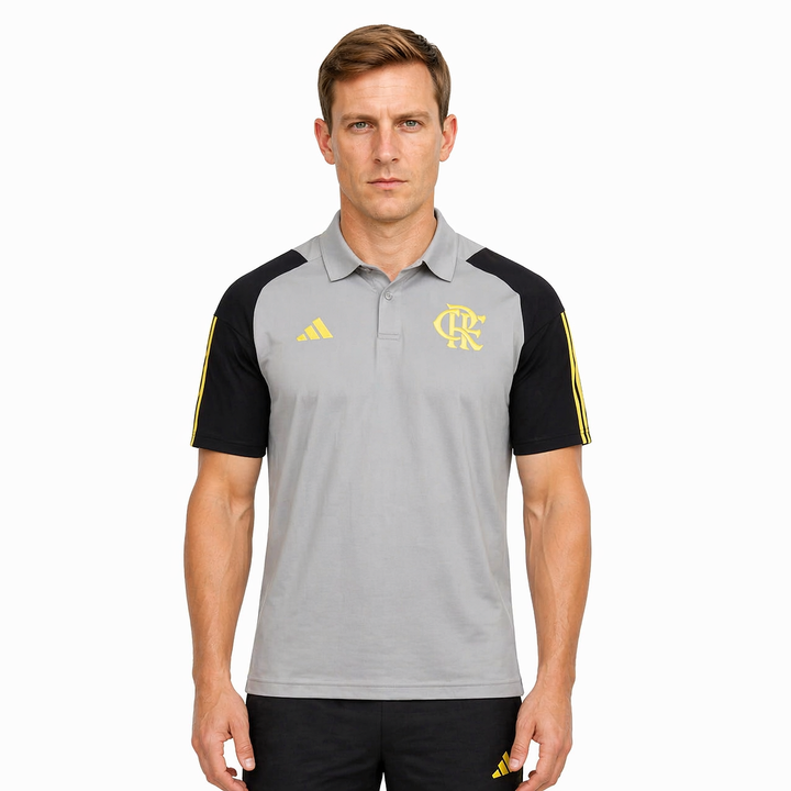 Flamengo Polo 24/25 - Gris et Noir